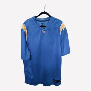 Men’s NFL Nike Los Angeles Chargers On Field Jersey Top Blue Size XL